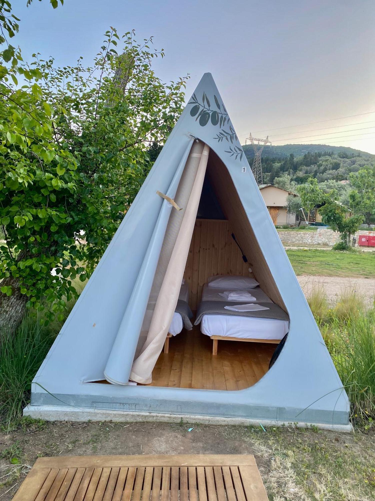 Nirikos Camping Spasmeni Vrisi Экстерьер фото